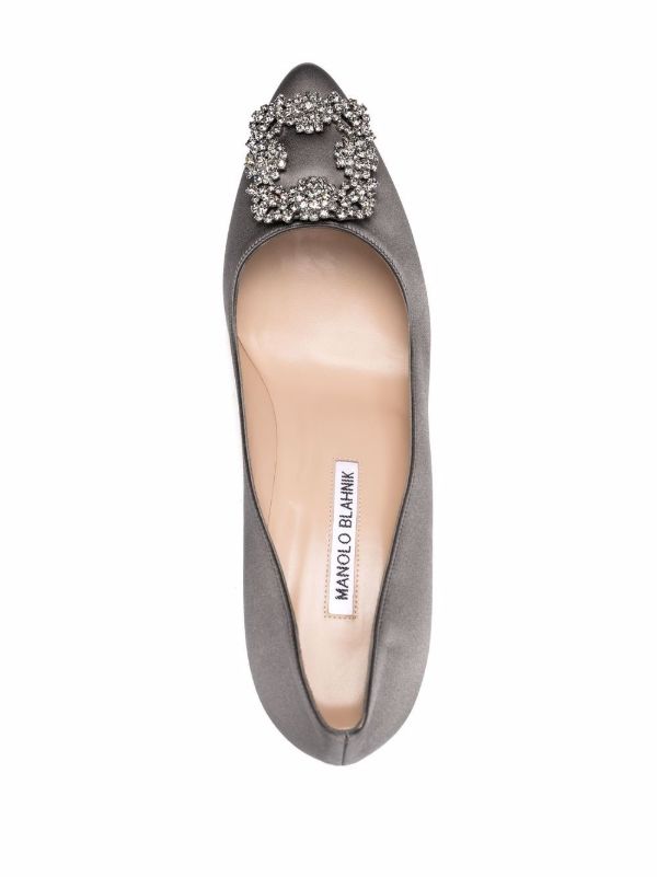 Manolo Blahnik 80mm Hangisi Pumps | Browns Pumps