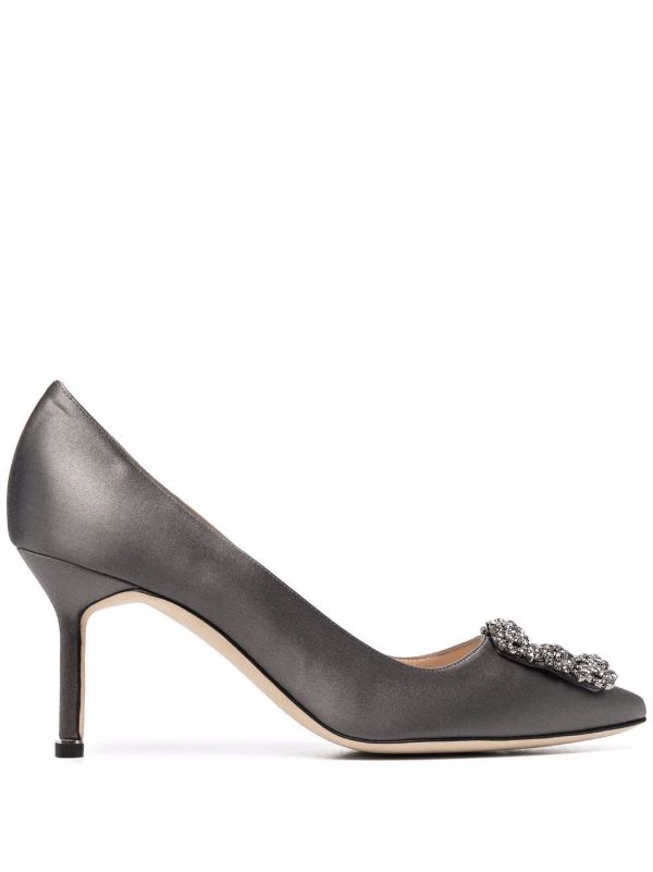 Manolo Blahnik 80mm Hangisi Pumps | Browns Pumps