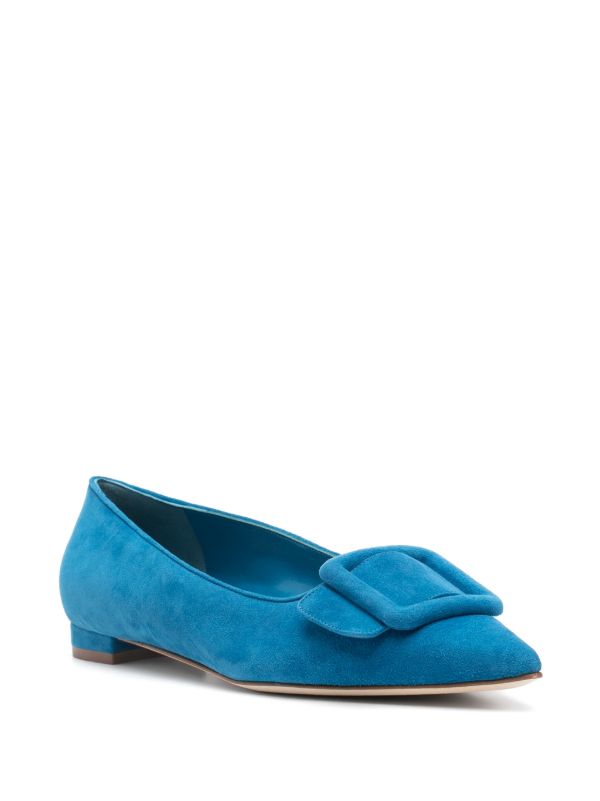 Manolo Blahnik Maysale Ballet Flats | Browns Ballerina Shoes