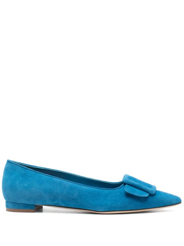 Manolo Blahnik Maysale Ballet Flats | Browns Ballerina Shoes