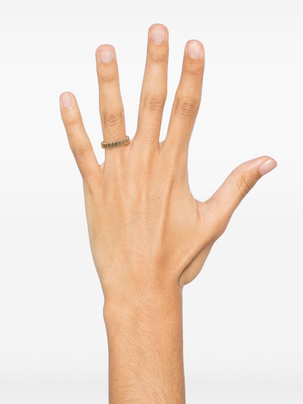 MAOR 18K Yellow Gold Capsule Ring | Browns Rings