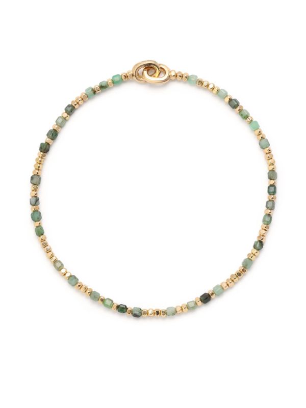 MAOR 18K Yellow Gold Percep Emerald Bracelet | Browns Fine Bracelets