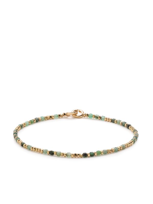MAOR 18K Yellow Gold Percep Emerald Bracelet | Browns Fine Bracelets
