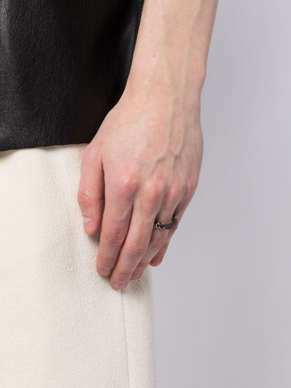 MAOR Black Solstice Diamond Band Ring | Browns Rings