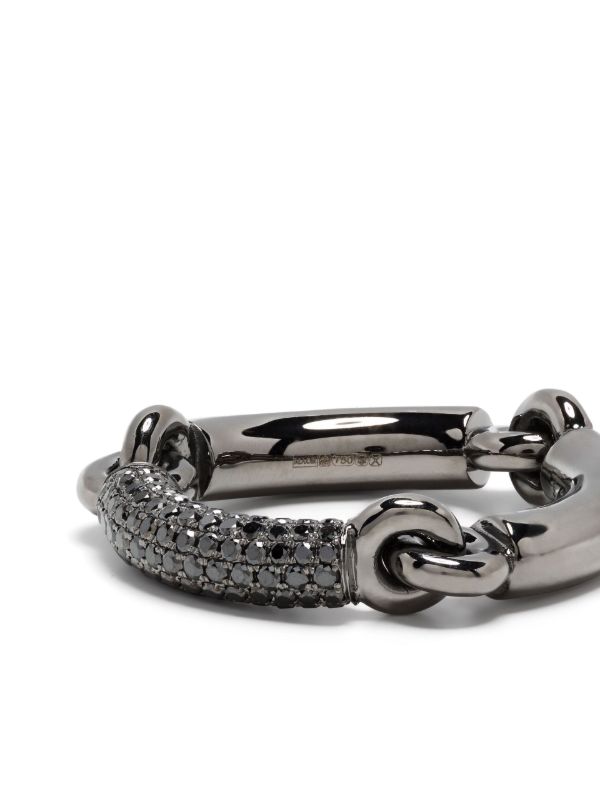 MAOR Black Solstice Diamond Band Ring | Browns Rings