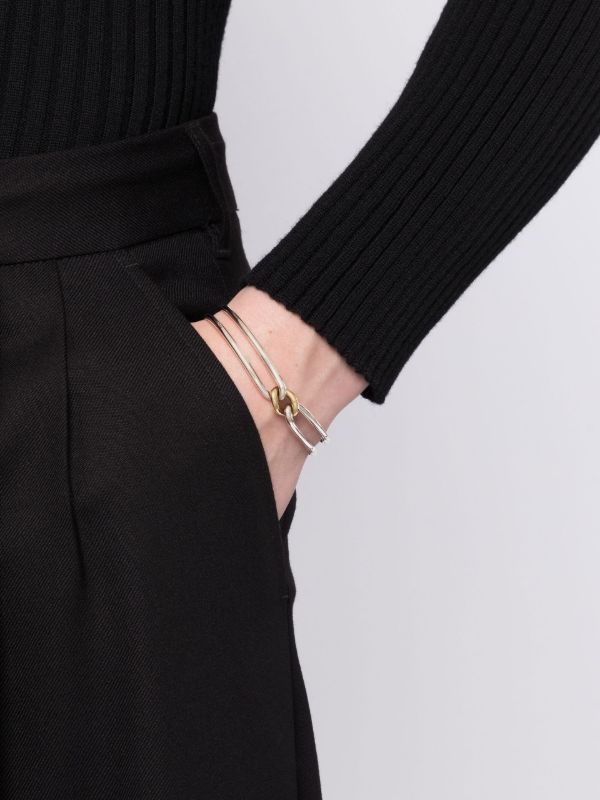 MAOR Sterling Silver Unity Bangle Bracelet | Browns Bracelets