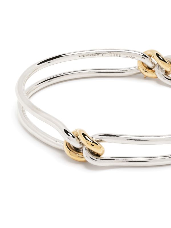 MAOR Sterling Silver Unity Bangle Bracelet | Browns Bracelets