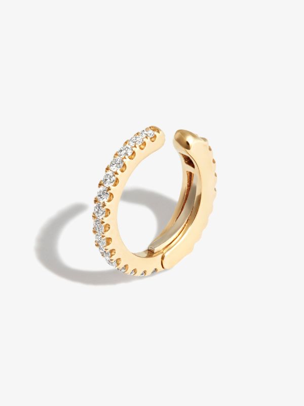 MARIA TASH 18K Yellow Gold Eternity Diamond Ear Cuff | Browns Fine Earrings