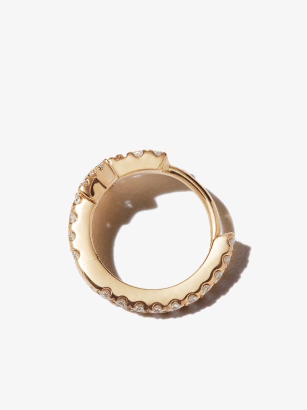 MARIA TASH 18K Yellow Gold Star Eternity Diamond Earring | Browns Fine Earrings