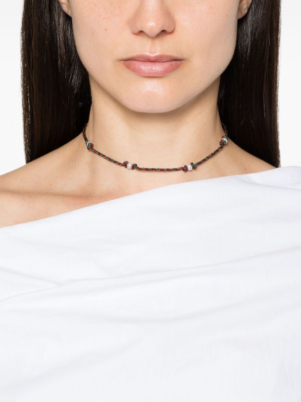 Marie Lichtenberg 14K Yellow Gold Mauli Necklace | Browns Fine Necklaces