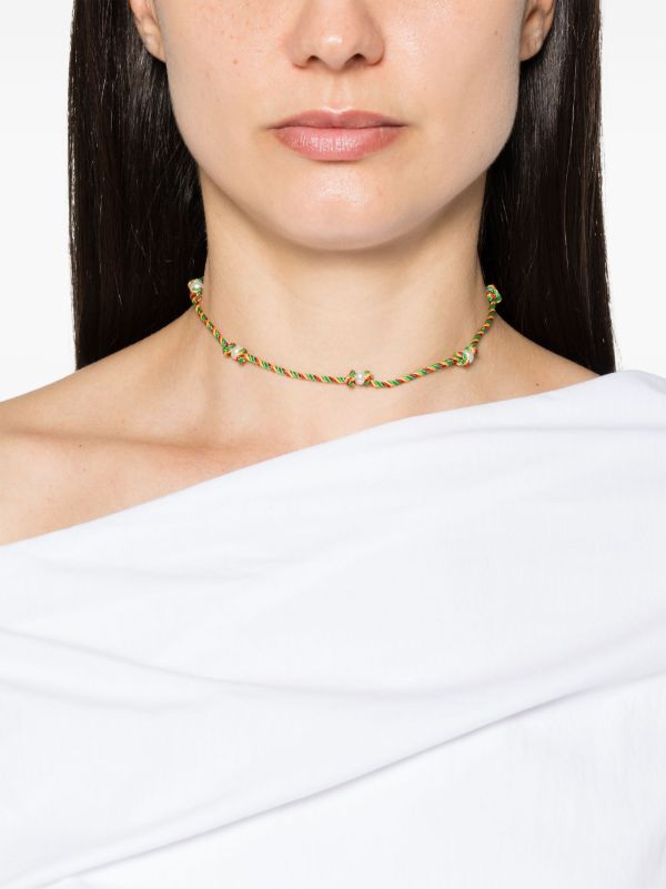 Marie Lichtenberg 14K Yellow Gold Mauli Necklace | Browns Fine Necklaces