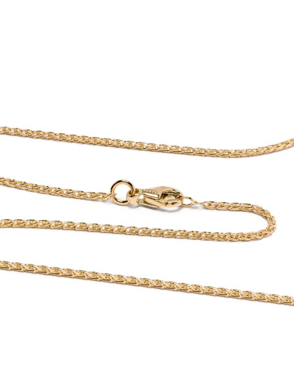 Marie Lichtenberg 18K Yellow Gold Evil Eye Sapphire And Diamond Necklace | Browns Fine Necklaces