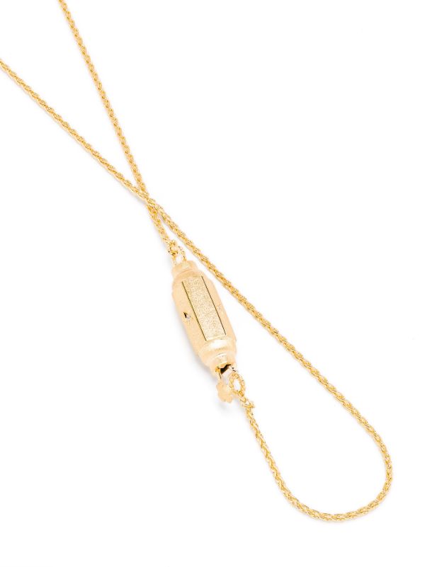 Marie Lichtenberg 18K Yellow Gold Micro Coco Diamond Locket Necklace | Browns Fine Necklaces