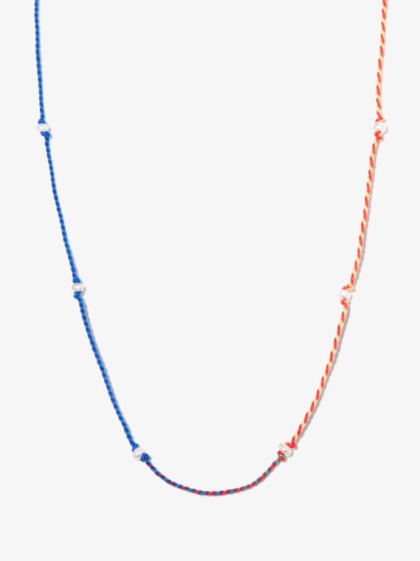 Marie Lichtenberg 9K Yellow Gold Mauli double strand necklace | Browns Fine Necklaces