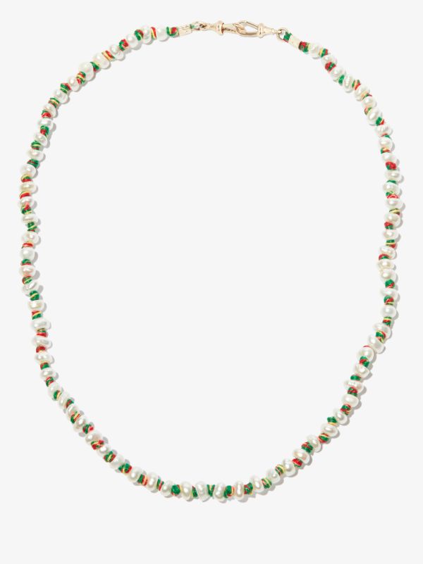 Marie Lichtenberg 9K Yellow Gold Mauli Pearl Necklace | Browns Fine Necklaces