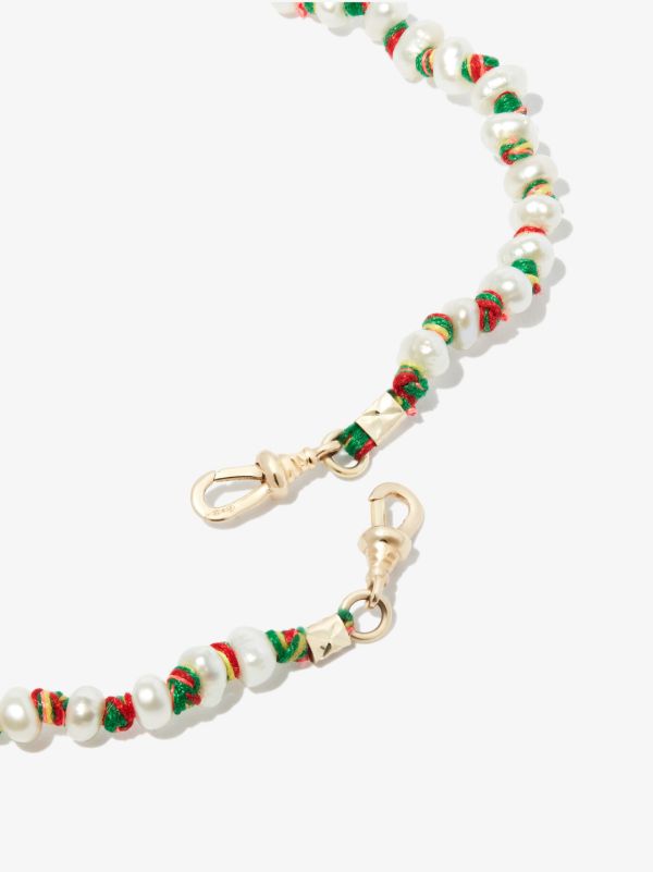 Marie Lichtenberg 9K Yellow Gold Mauli Pearl Necklace | Browns Fine Necklaces