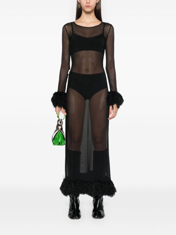 Marine Serre Mesh Maxi Dress | Browns Cocktail & Party Dresses