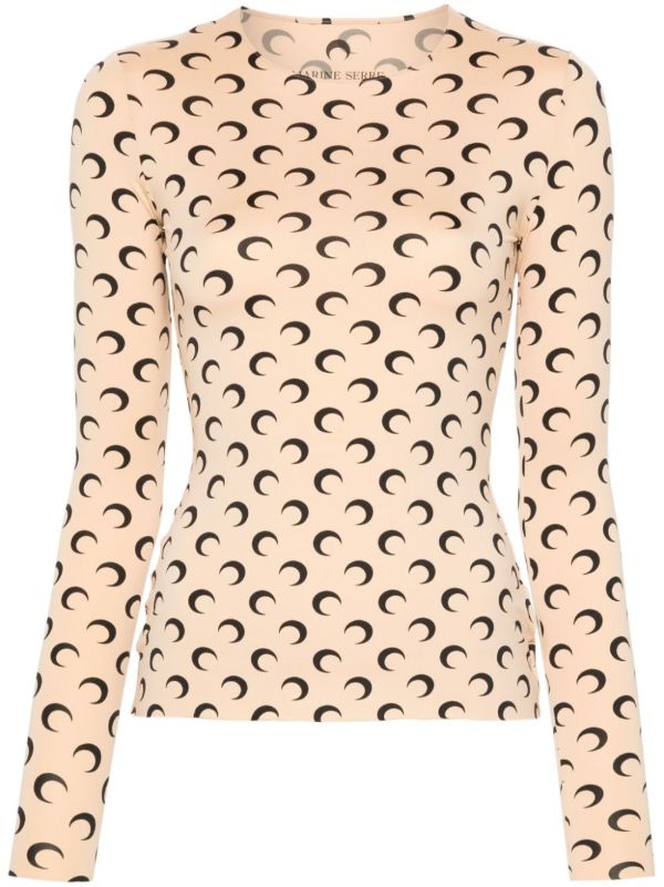 Marine Serre Moon jersey T-shirt | Browns T-Shirts & Jersey Shirts