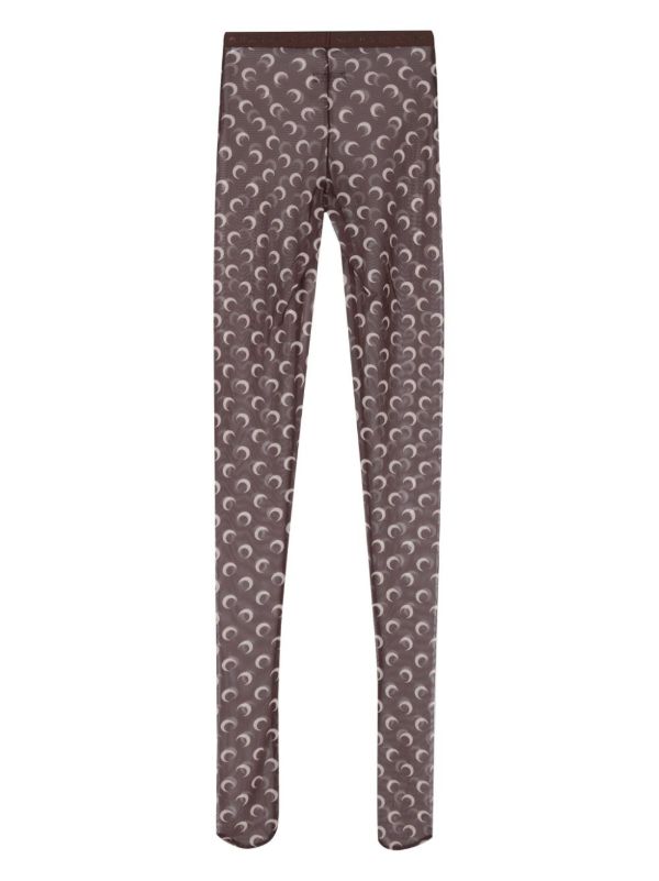 Marine Serre Moonogram Mesh Tights | Browns Pantyhose & Stockings