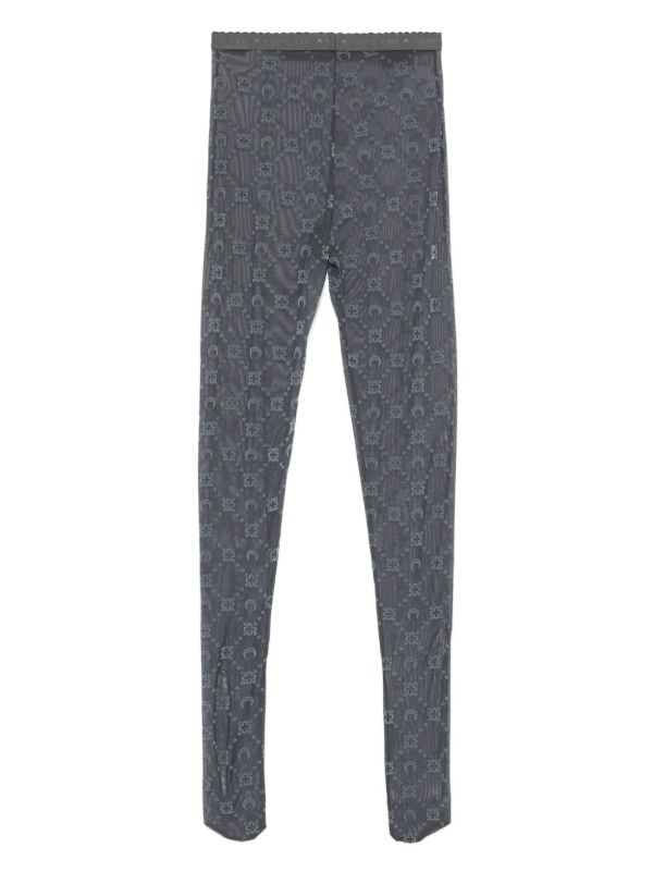 Marine Serre Moonogram-Pattern Tights | Browns Pantyhose & Stockings