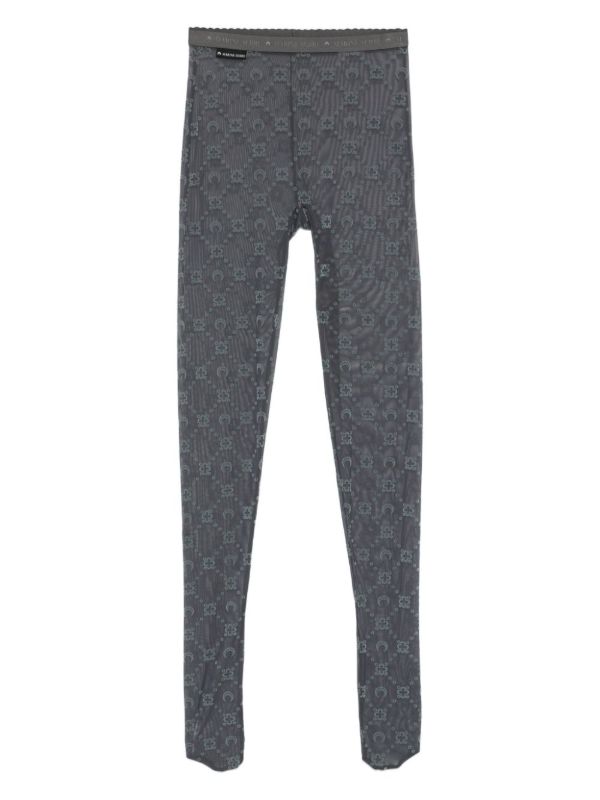 Marine Serre Moonogram-Pattern Tights | Browns Pantyhose & Stockings