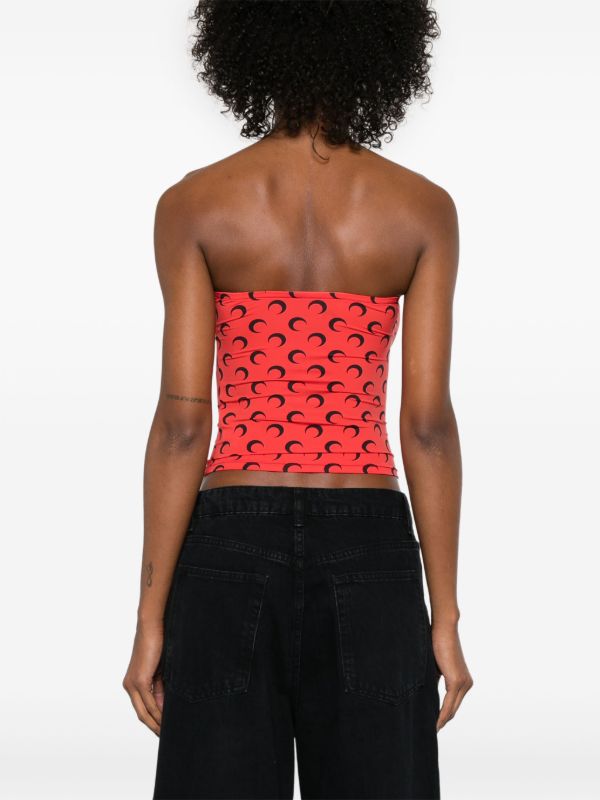 Marine Serre Moonogram-Print Top | Browns Vests & Tank Tops