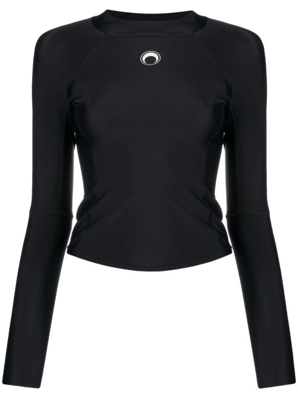 Marine Serre Second Skin long sleeve T-shirt | Browns T-Shirts & Jersey Shirts