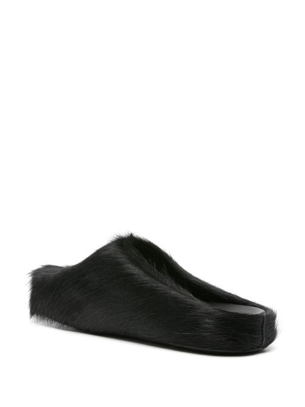 Marni Black Fussbett Sabot Mules | Browns Slippers