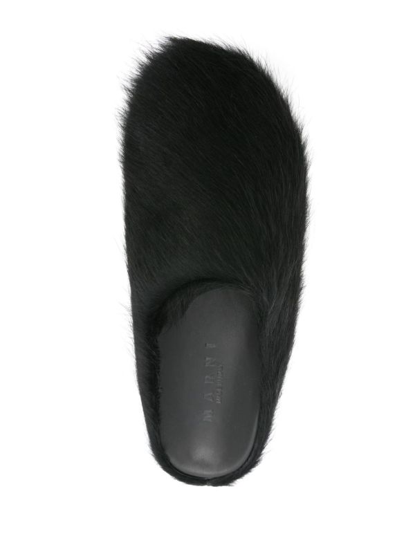 Marni Black Fussbett Sabot Mules | Browns Slippers