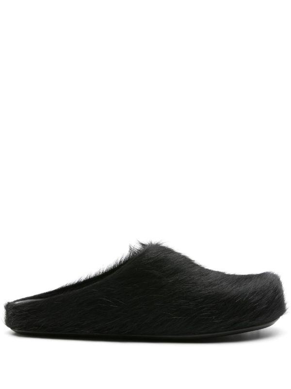 Marni Black Fussbett Sabot Mules | Browns Slippers
