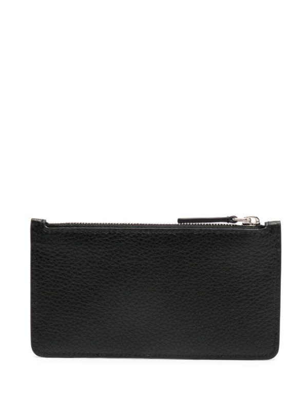 Marni Black Logo-Stitched Leather Card Holder | Browns Wallets & Billfolds