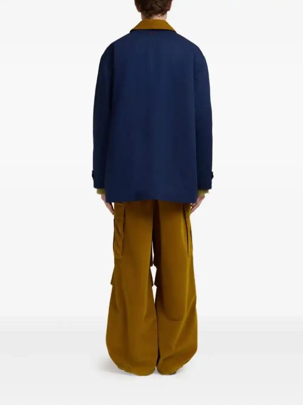 Marni Corduroy-collar Gabardine Parka | Browns Parkas