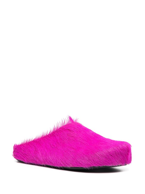 Marni Pink Fussbet Sabot Slippers | Browns Slippers