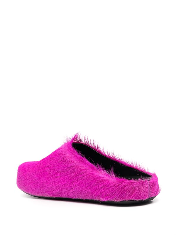 Marni Pink Fussbet Sabot Slippers | Browns Slippers