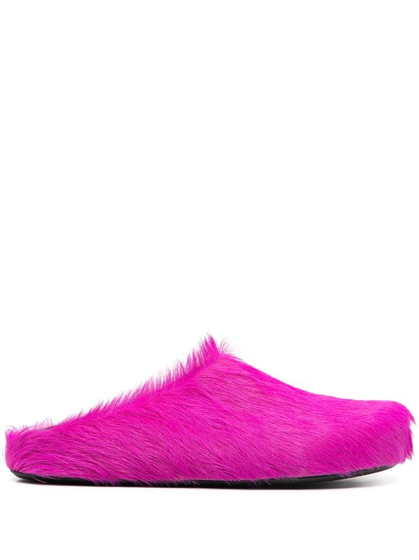 Marni Pink Fussbet Sabot Slippers | Browns Slippers