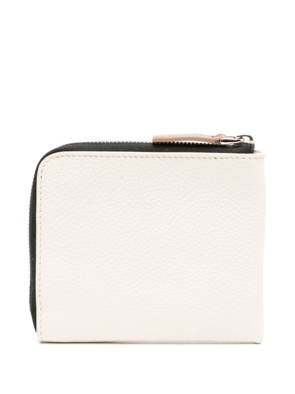 Marni White Logo-Embroidered Leather Wallet | Browns Wallets & Billfolds
