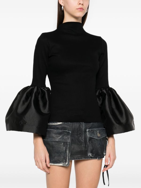Marques'Almeida Flared-cuff Top | Browns T-Shirts & Jersey Shirts