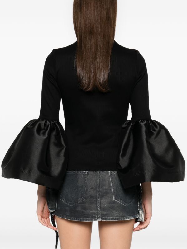 Marques'Almeida Flared-cuff Top | Browns T-Shirts & Jersey Shirts
