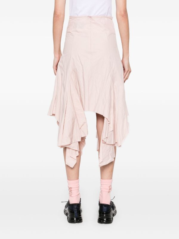 Marques'Almeida Flounce Midi Skirt | Browns Asymmetric & Draped Skirts