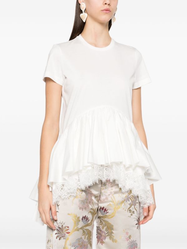 Marques'Almeida Ruffled T-shirt | Browns T-Shirts & Jersey Shirts