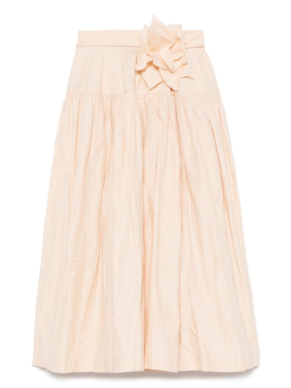 Marques'Almeida Wrinkled Midi Skirt | Browns A-Line Skirts