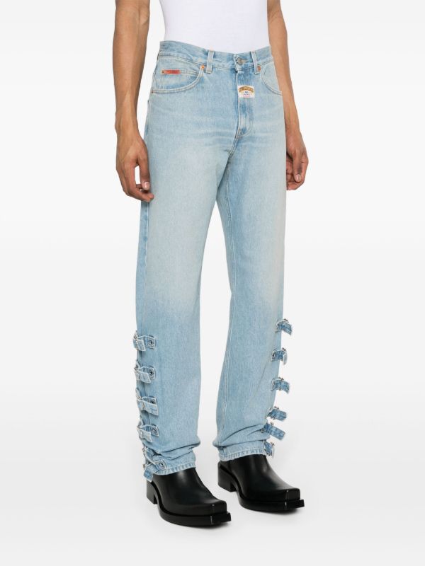 Martine Rose Buckle Jeans | Browns Regular & Straight-Leg Jeans
