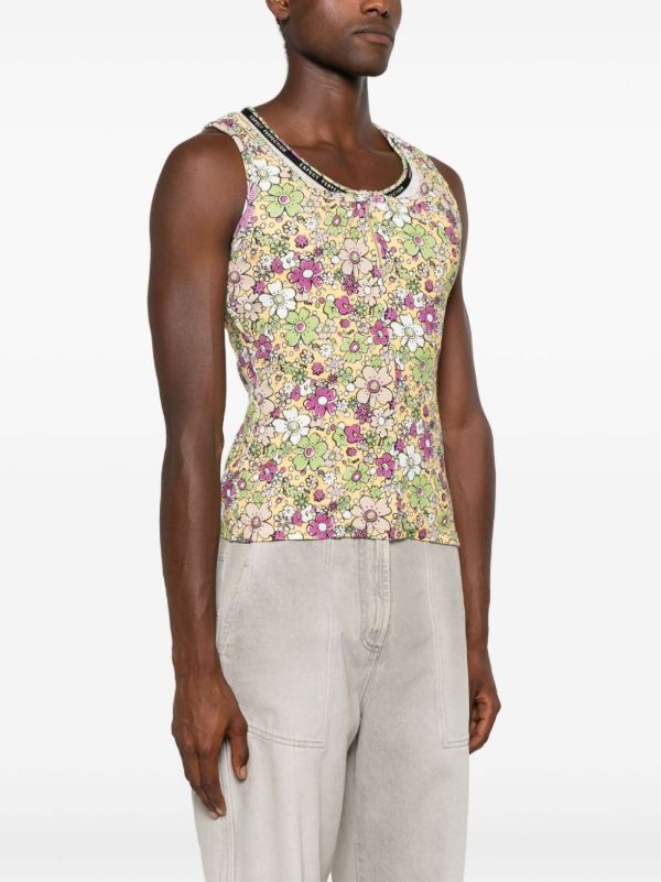 Martine Rose Floral Folded Top | Browns Vests & Tank Tops