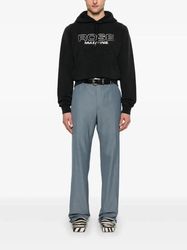 Martine Rose Logo-print Hoodie | Browns Hoodies