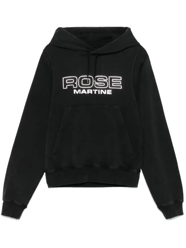 Martine Rose logo-print hoodie | Browns Hoodies