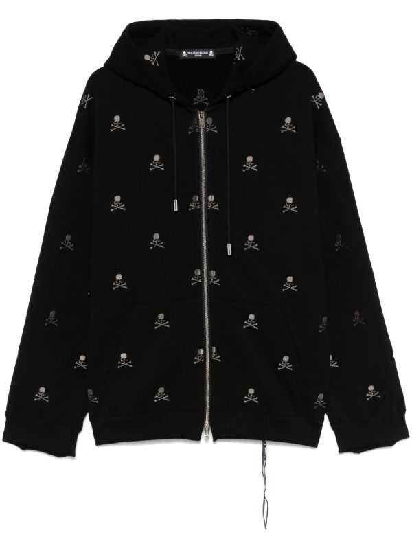 Mastermind Japan Skull-embroidered Hoodie | Browns Hoodies