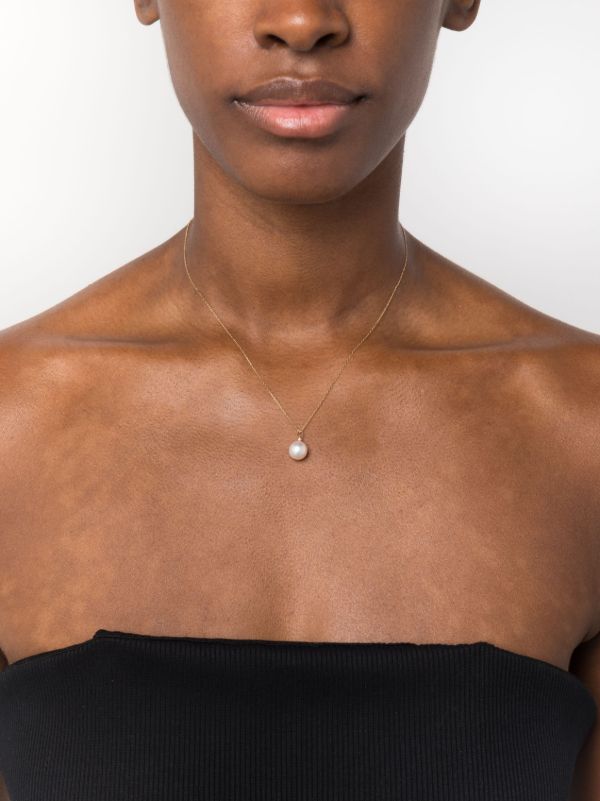 Mateo 14K Yellow Gold Dot Pearl And Diamond Necklace | Browns Fine Necklaces