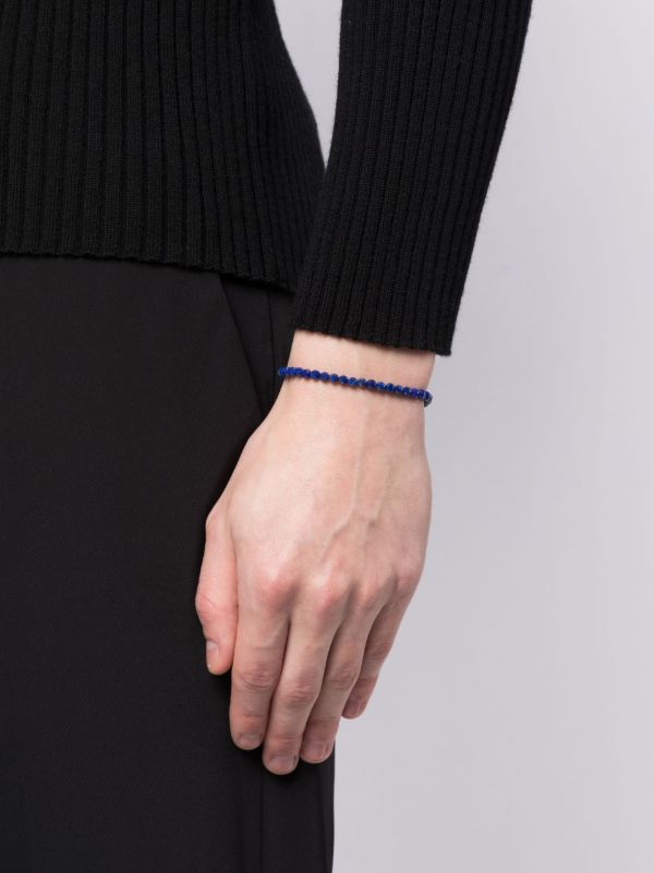 Mateo 14K Yellow Gold Lapis Beaded Bracelet | Browns Bracelets