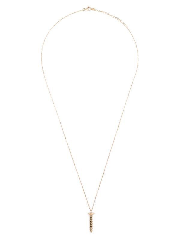 Mateo 14K Yellow Gold Screw Pendant Necklace | Browns Necklaces