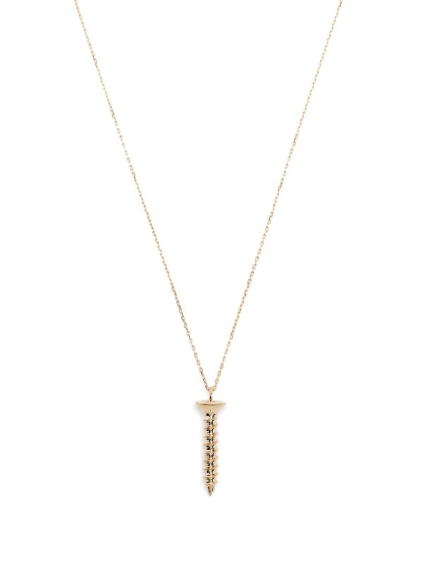 Mateo 14K Yellow Gold Screw Pendant Necklace | Browns Necklaces